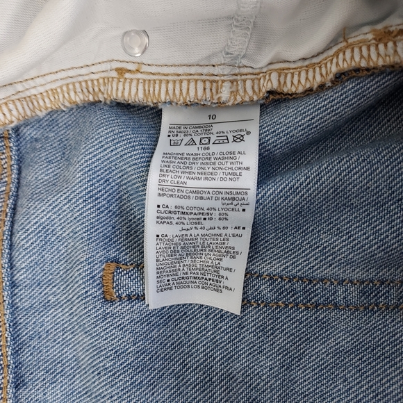 Old Navy Mid-rise Agnes Baggy Loose Medium wash Size 10 Blue Denim Jeans NWT - Picture 5 of 11